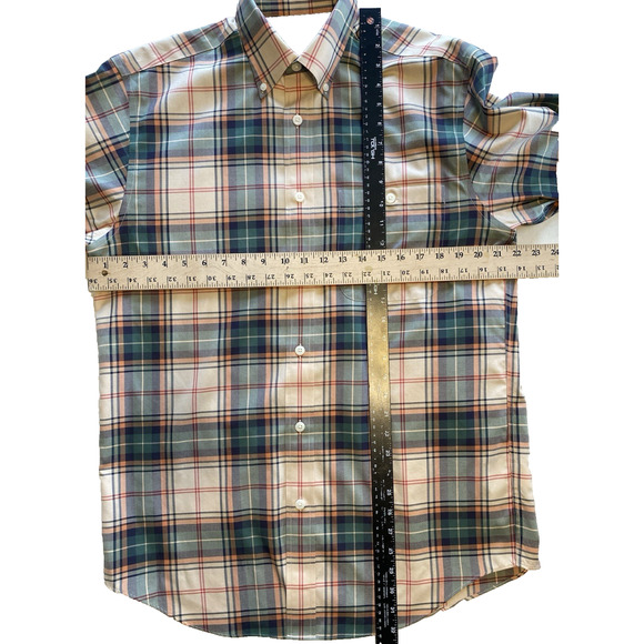 Orvis Shirt Mens Medium Plaid Button Down Wrinkle Free Long Sleeve Office Top - Picture 11 of 11